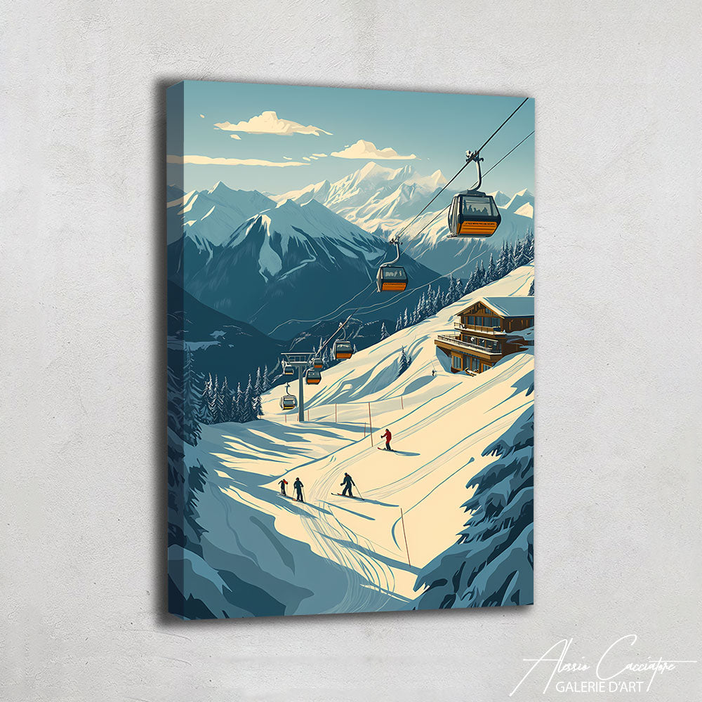 Tableau Montagne Haute-Savoie