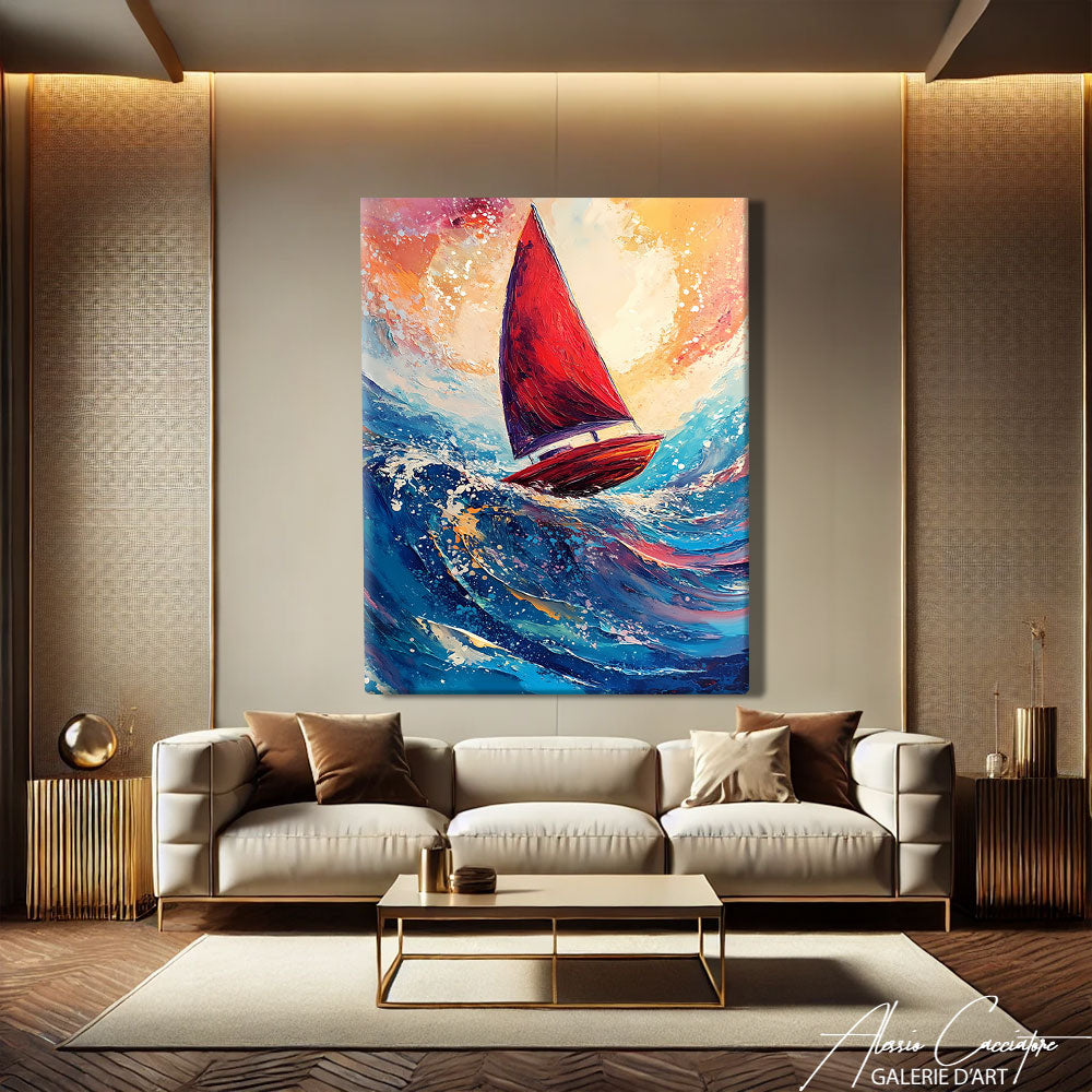 Tableau Bateau Moderne