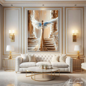 Tableau Ange Abstrait