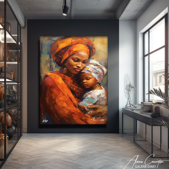 tableau mère africaine