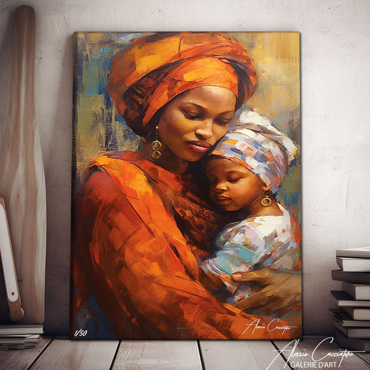 tableau maman africaine