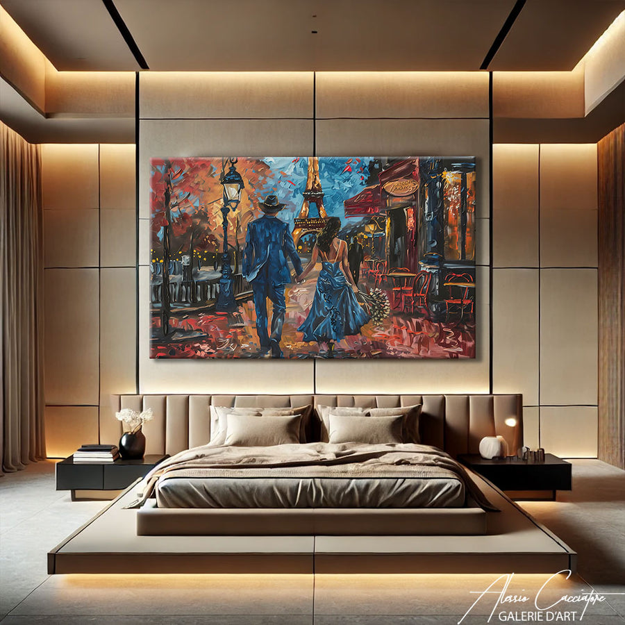 Tableau Sensuel pour Chambre
 – mise en situation