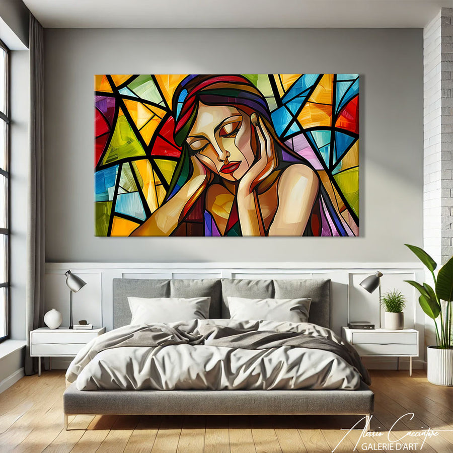 Peinture de Femme Moderne
 – mise en situation