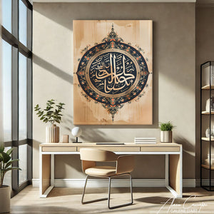 Tableau Islamique avec Cadre
