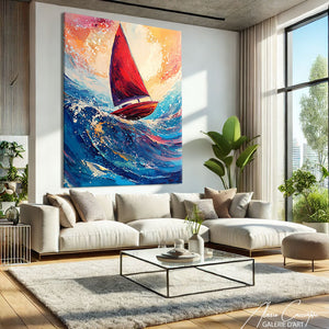 Tableau Mer Abtraite