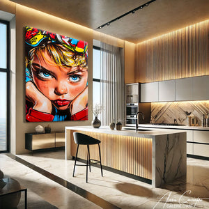 cadre deco street art
