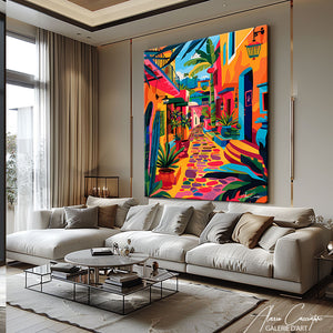 Tableau Coloré Salon