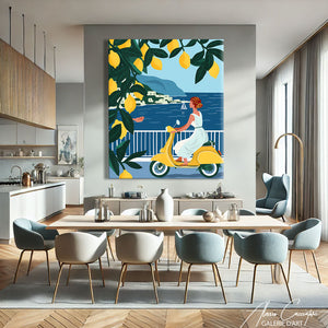 Tableau Contemporain Chambre
