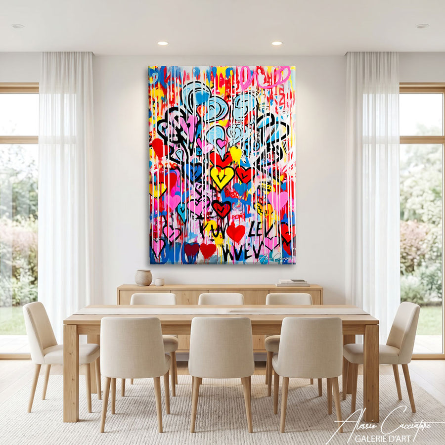TABLEAU STYLE POP ART – mise en situation
