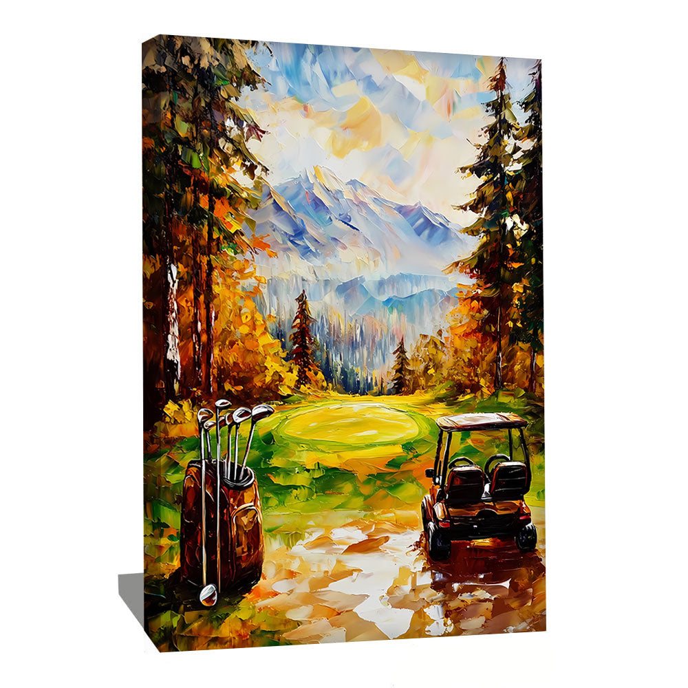 Toile Golf Paysage