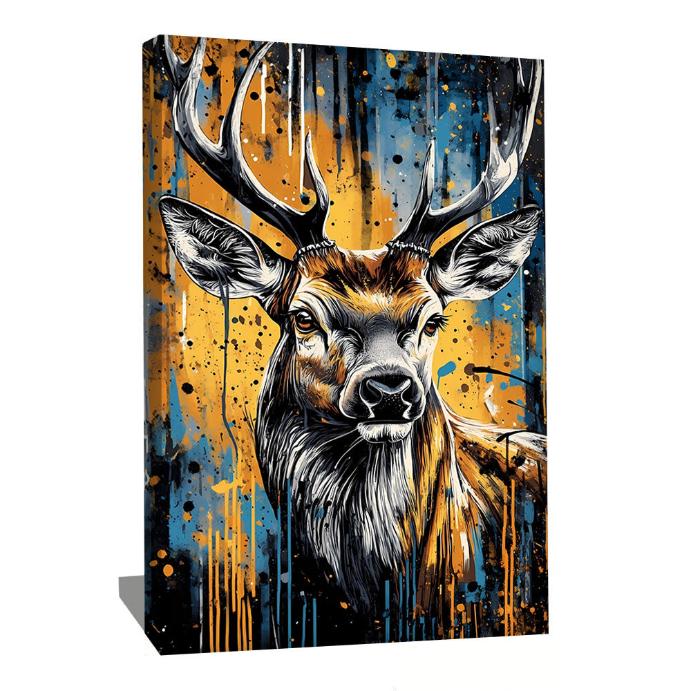 TABLEAU CERF CONTEMPORAIN