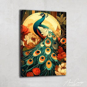 Tableau de paon
