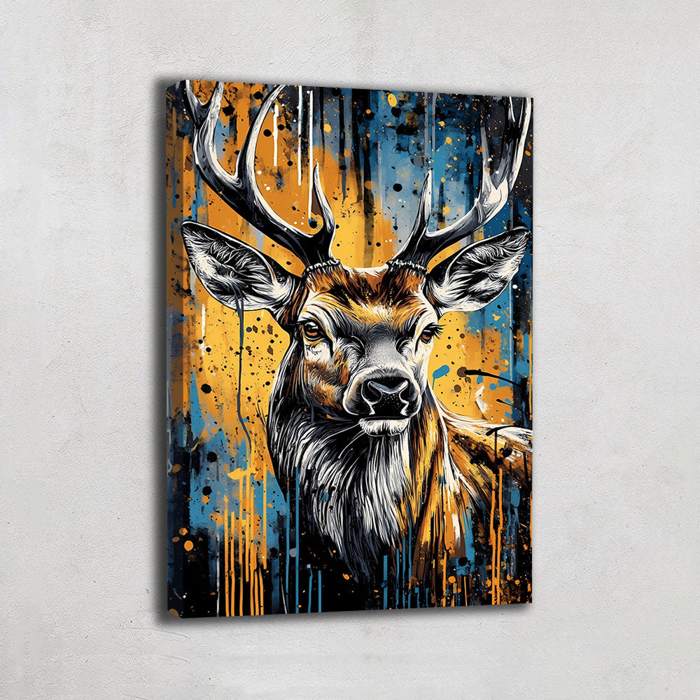 TABLEAU CERF CONTEMPORAIN