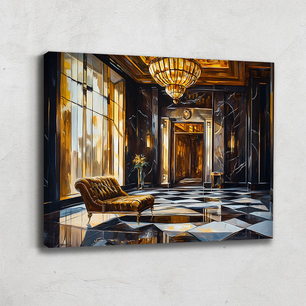 Tableau Art Deco Contemporain Design