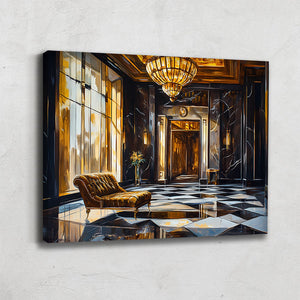 Tableau Art Deco Contemporain Design