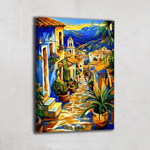 TABLEAU VILLAGE PROVENÇAL