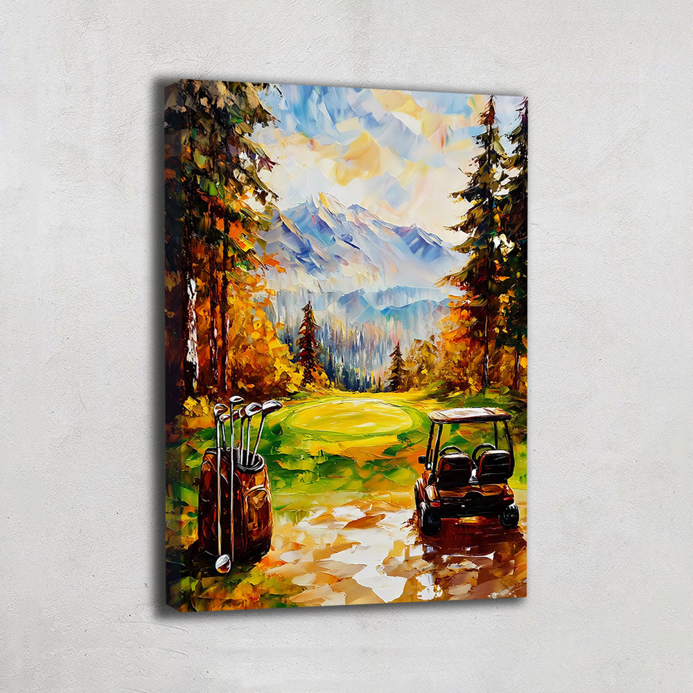Toile Golf Paysage
