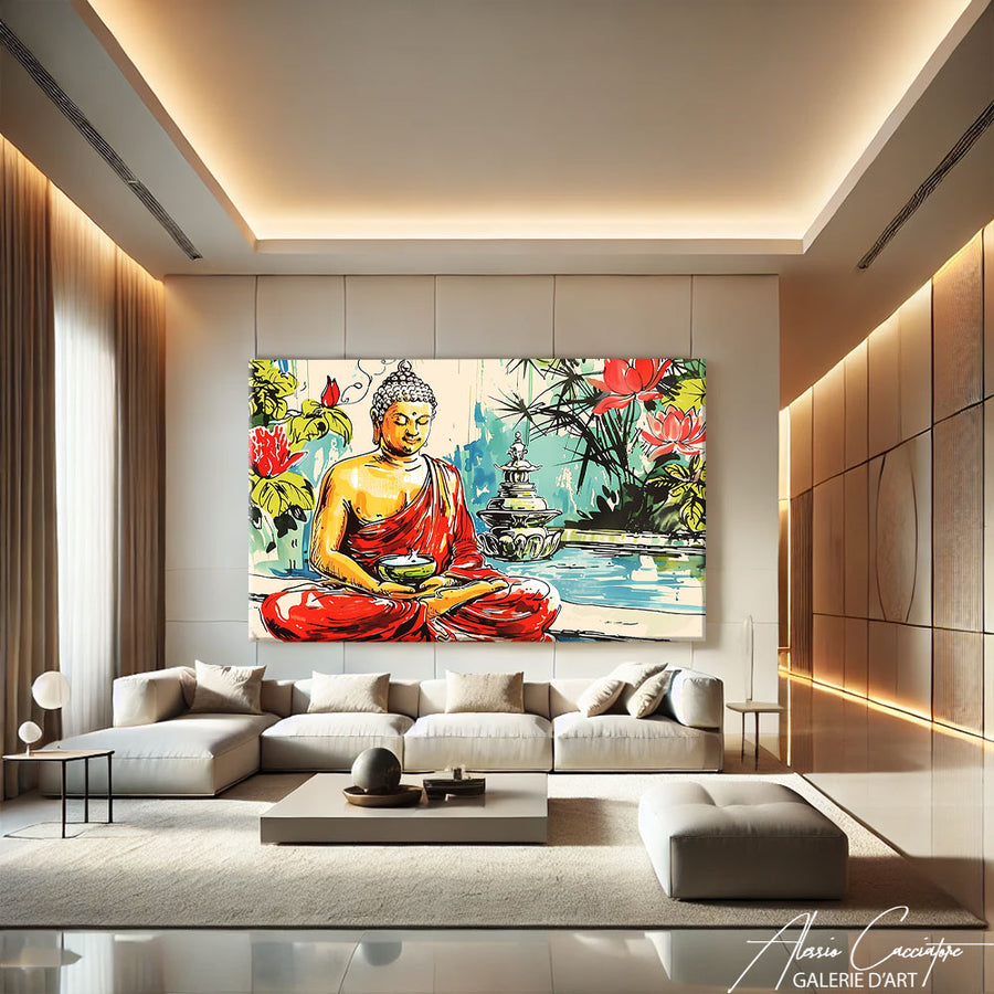 Tableau Zen Bouddha
 – mise en situation