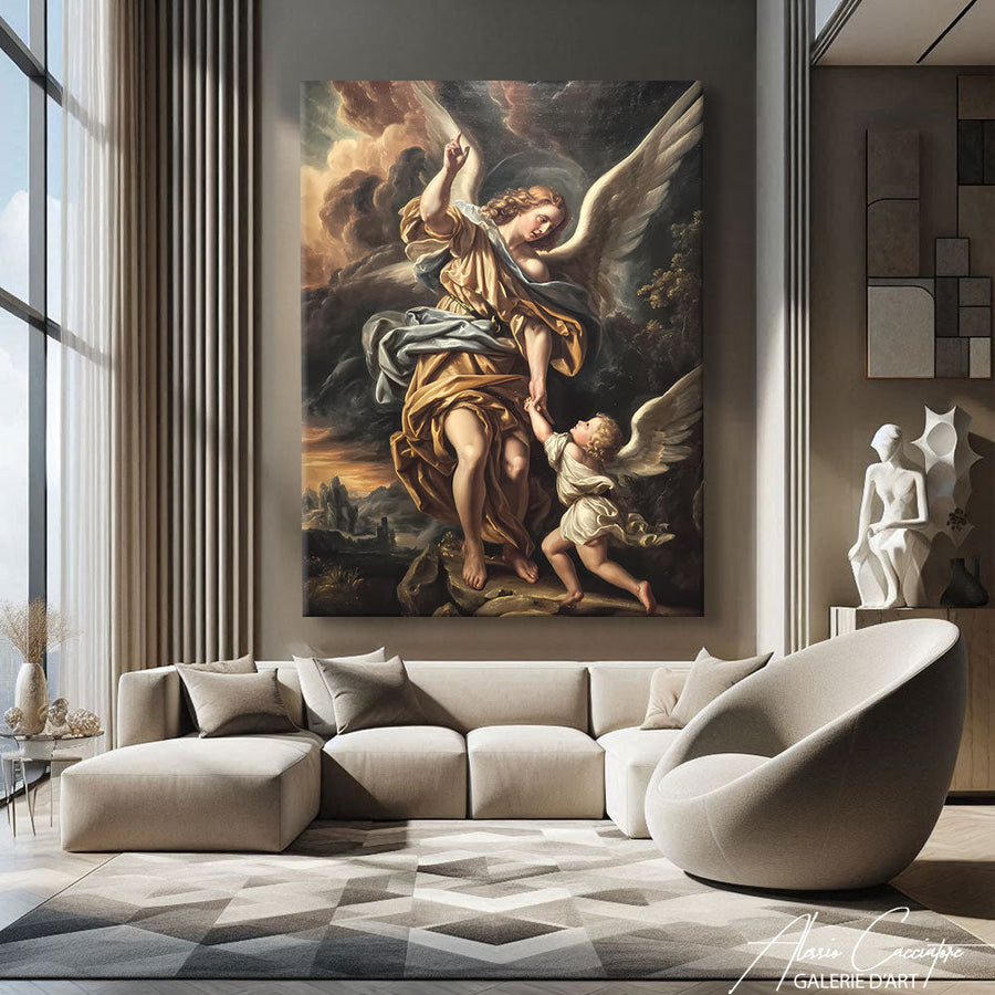 TABLEAU ANGE FEMME AlessioCacciatore – mise en situation