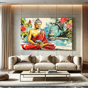 Tableau Bouddha Zen
