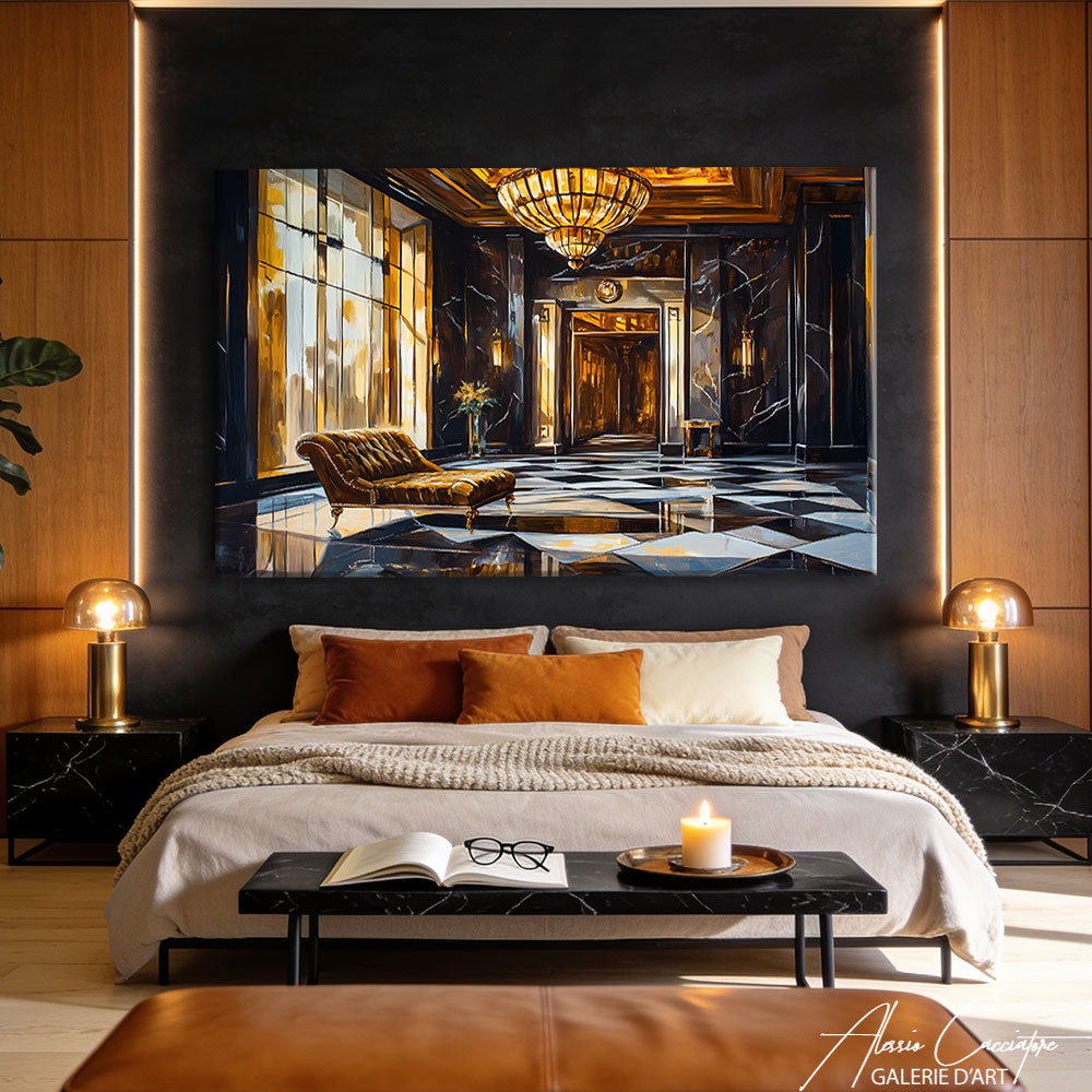 Toile Art Deco Contemporain Design