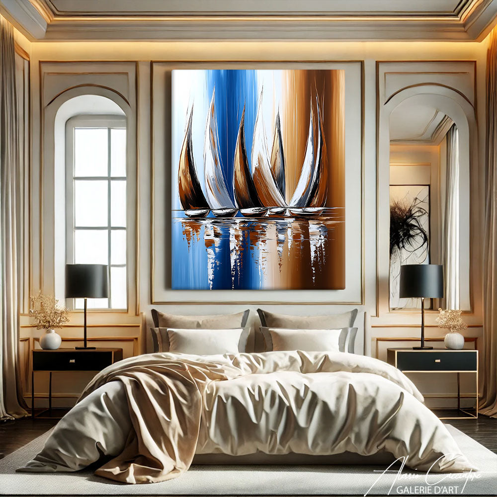 Tableau Voiliers Moderne