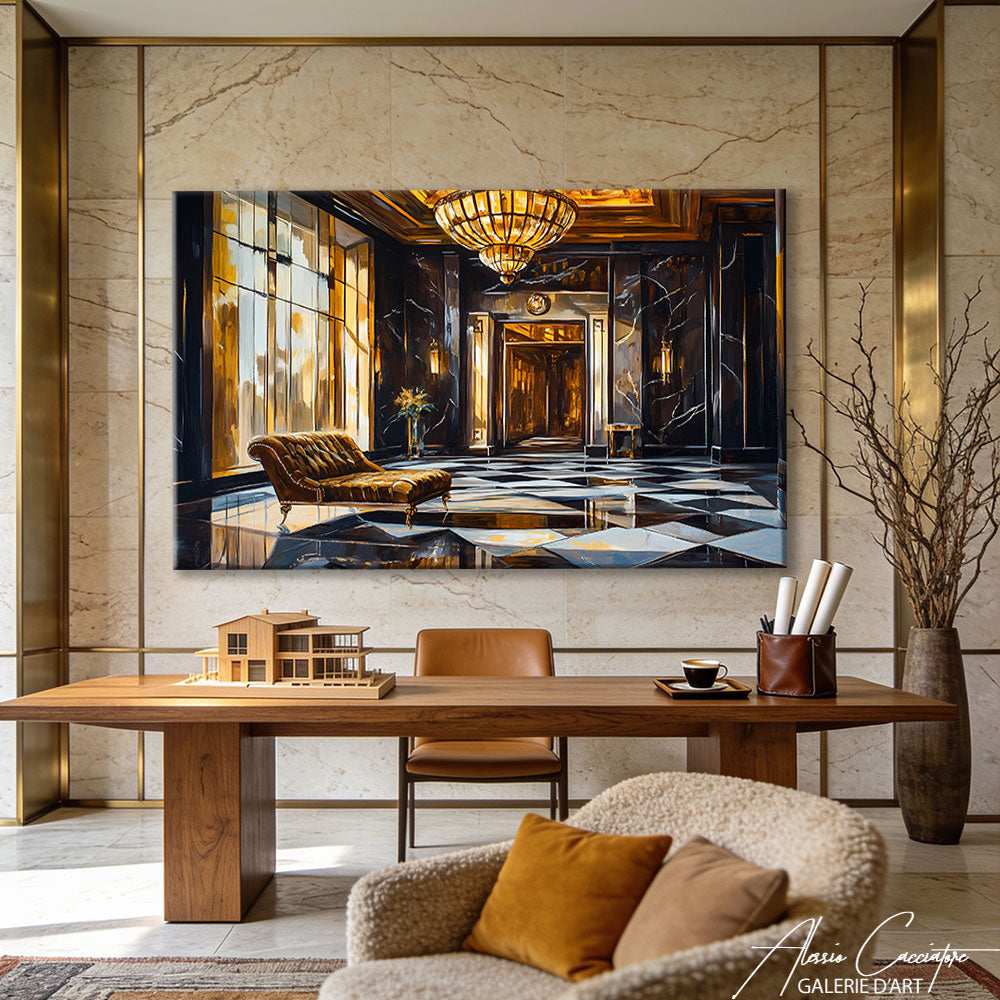 Affiche Art Deco Contemporain Design