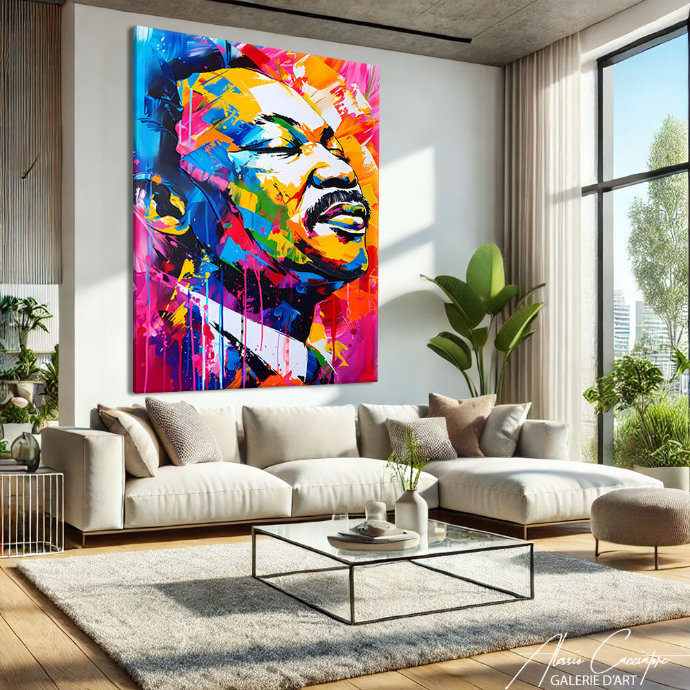 Tableau Contemporain Chambre
