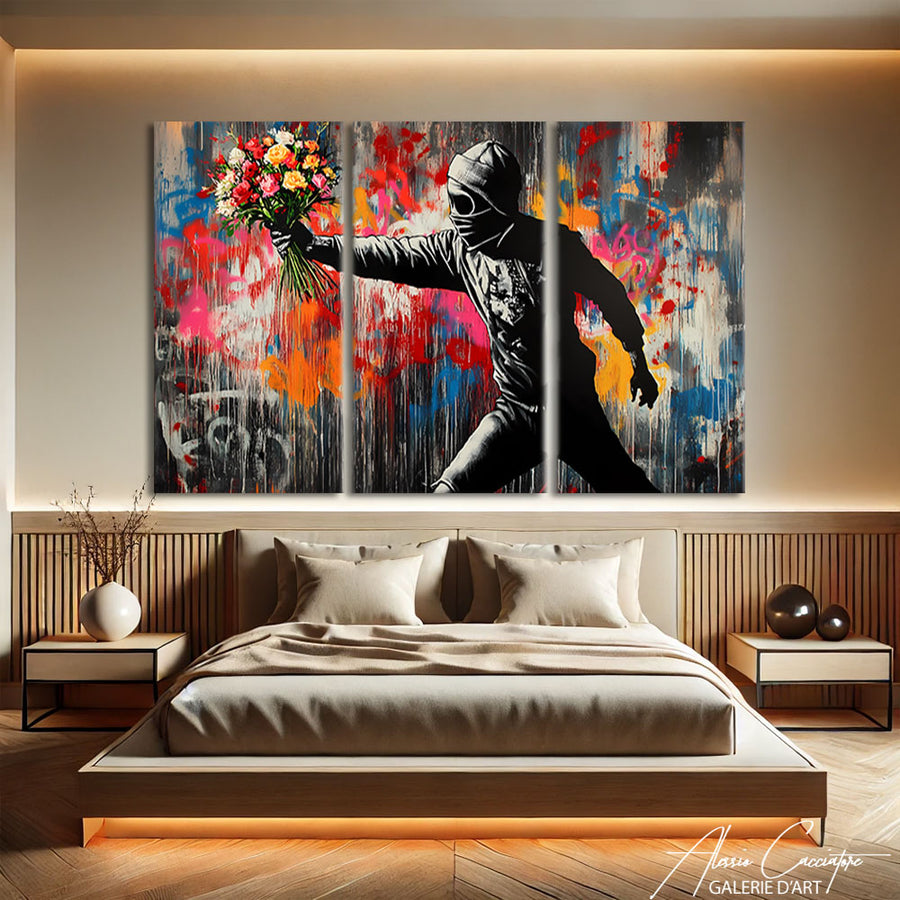 Tableau Blanc Triptyque Enfant – mise en situation