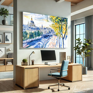 Tableau Vue De Paris