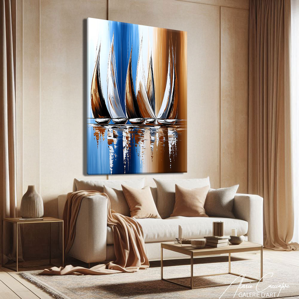 Tableau Bateaux Moderne