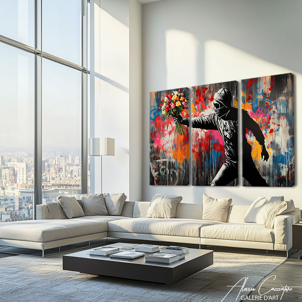 Tableau Triptyque Enfant