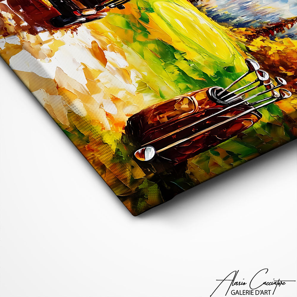 Art Mural Golf Paysage