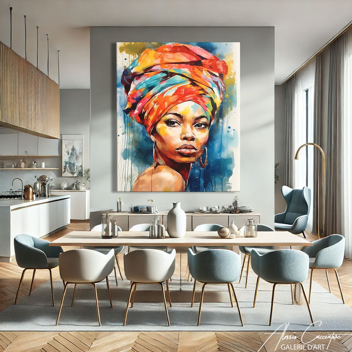 Tableau Femme Africaine