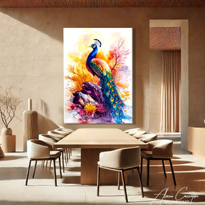 Tableau Avec Paon