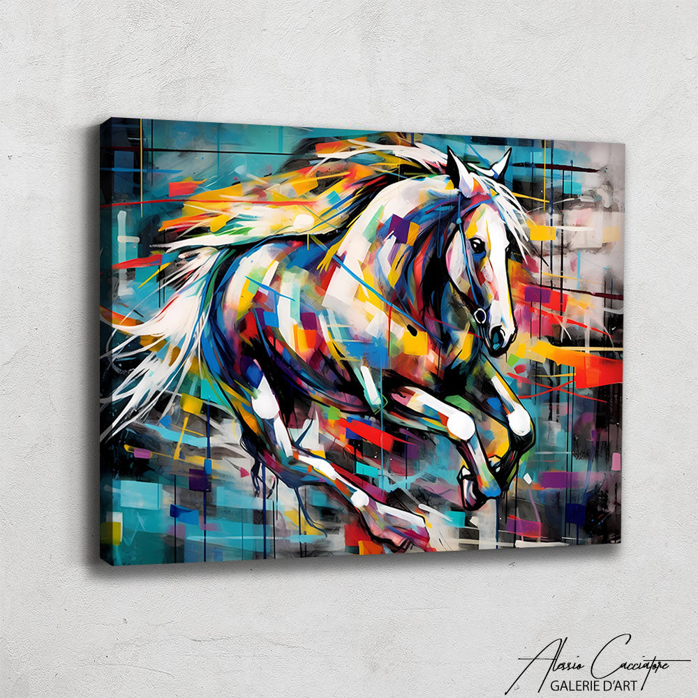 grand tableau cheval