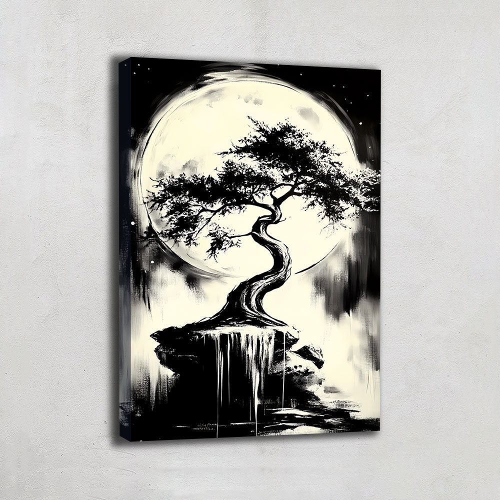 TABLEAU ZEN NOIR ET BLANC