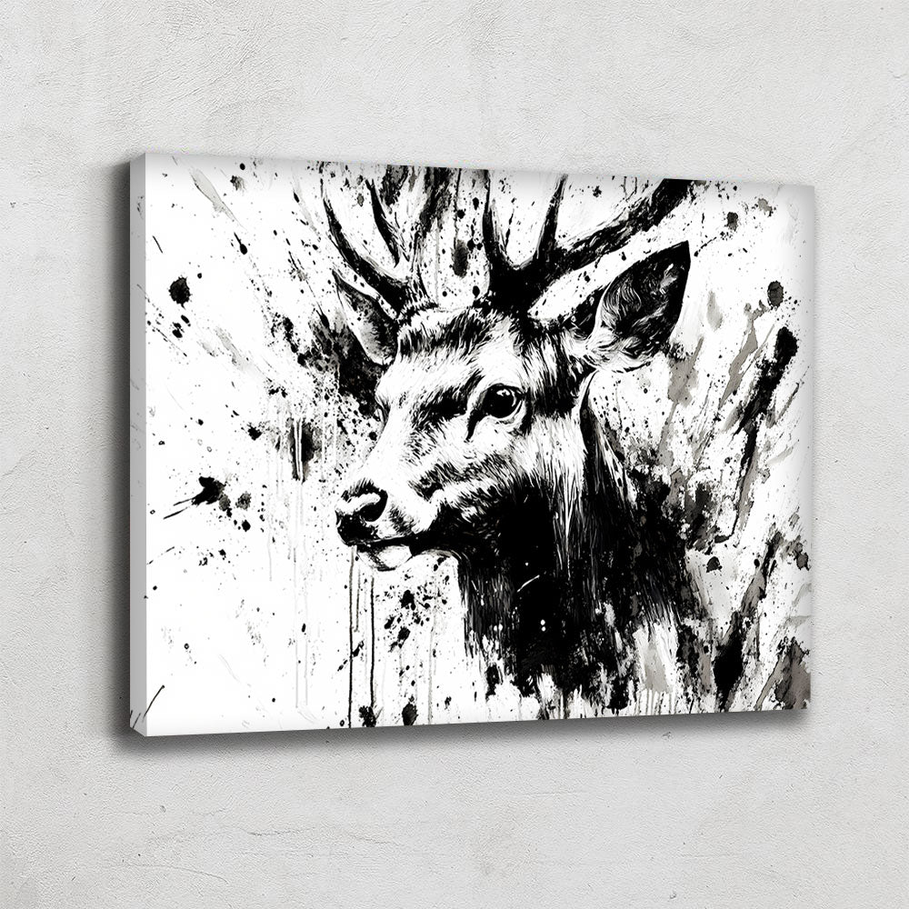 TABLEAU CERF NOIR