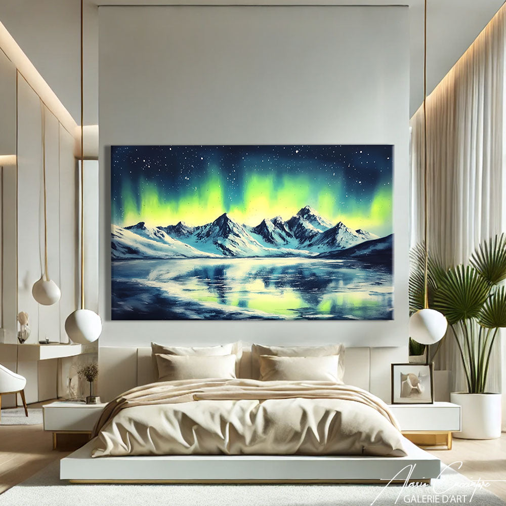 Tableau Montagne Ski
