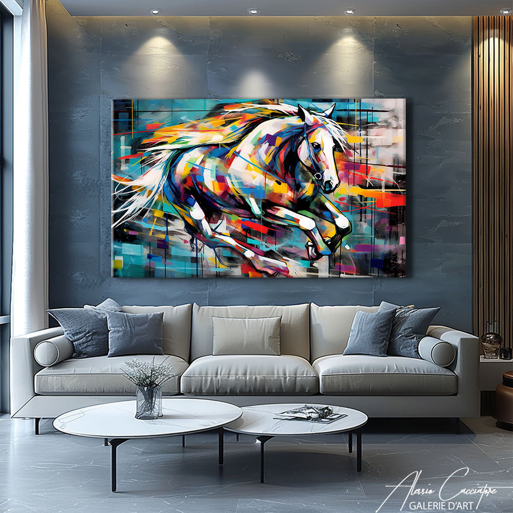 peinture cheval artiste 