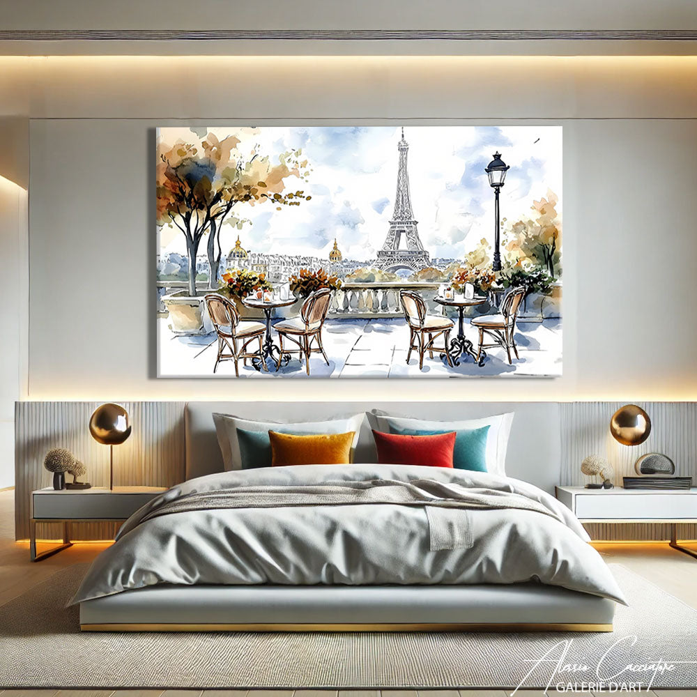 Tableau Paris Tour Eiffel
