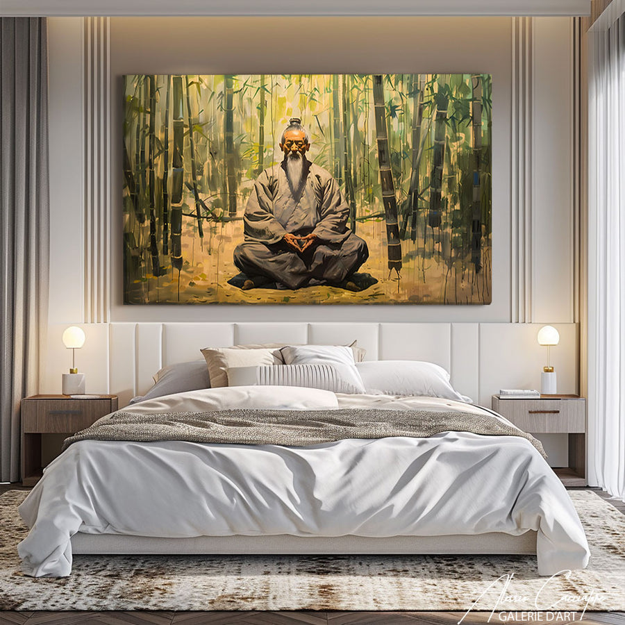 Tableau Zen pour Chambre
 – mise en situation