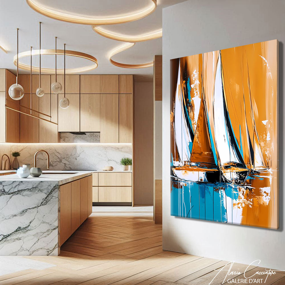 Tableau Bateau Moderne