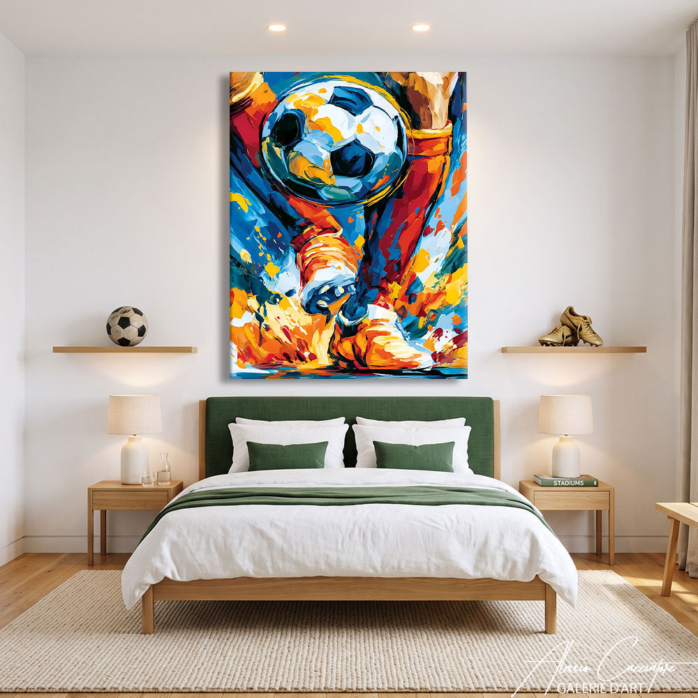 Toile Football Tableau