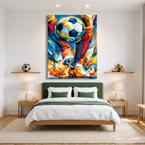 Toile Football Tableau