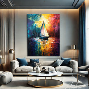 Tableau Bateau Moderne