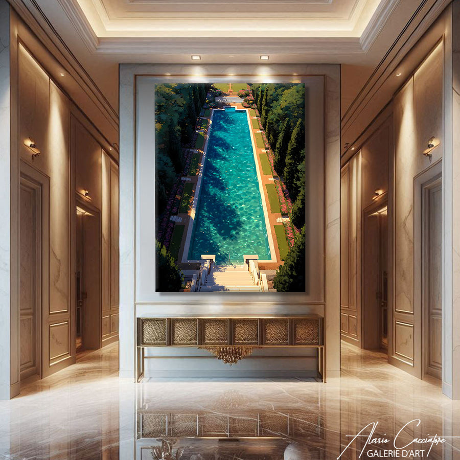 Tableau Tendance Pour Salon – mise en situation