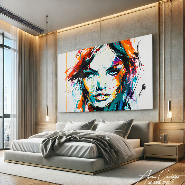 Tableau Femme Peinture
