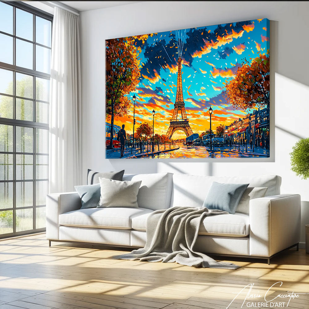 Tableau Vue de Paris
