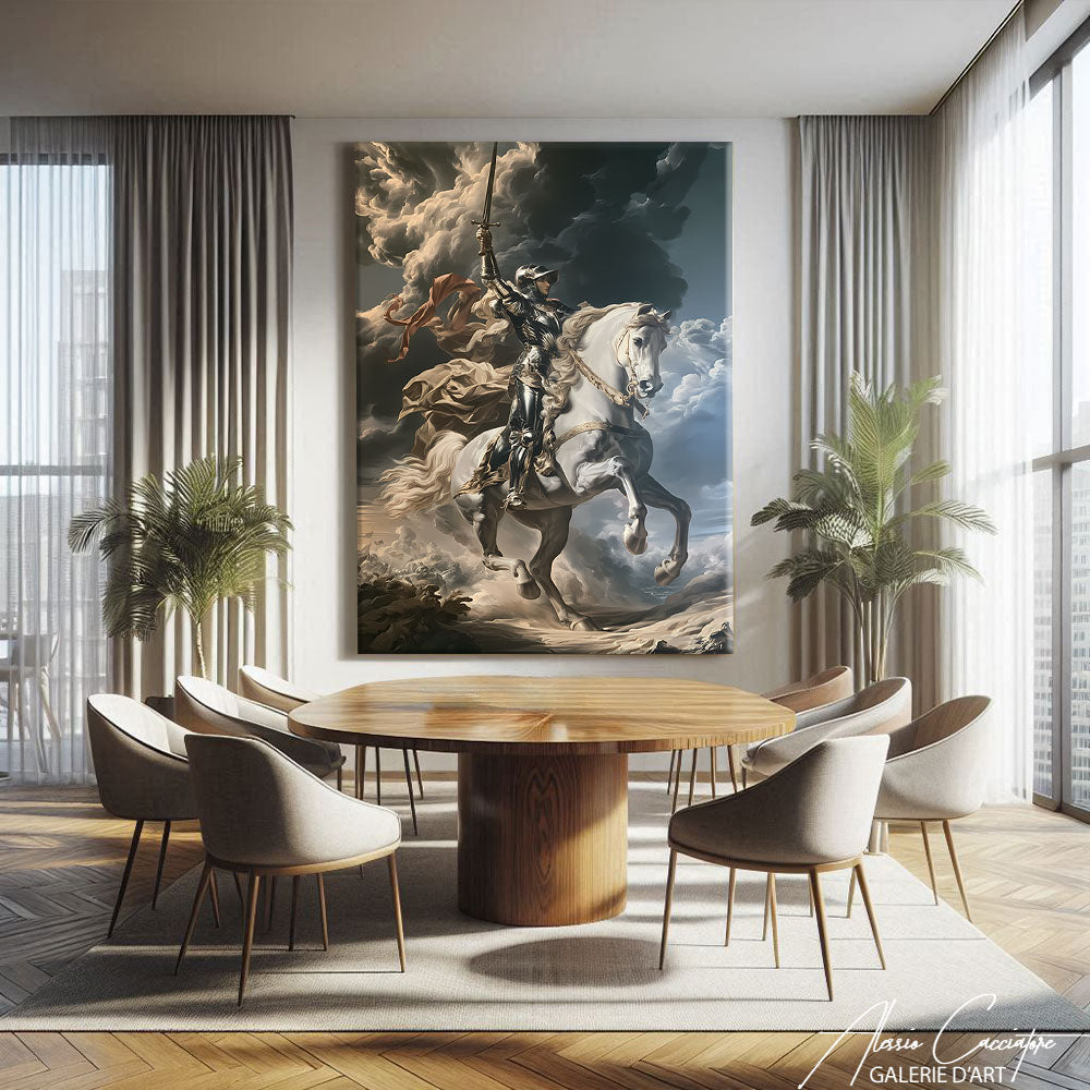 Affiche Moyen Age Chevalier